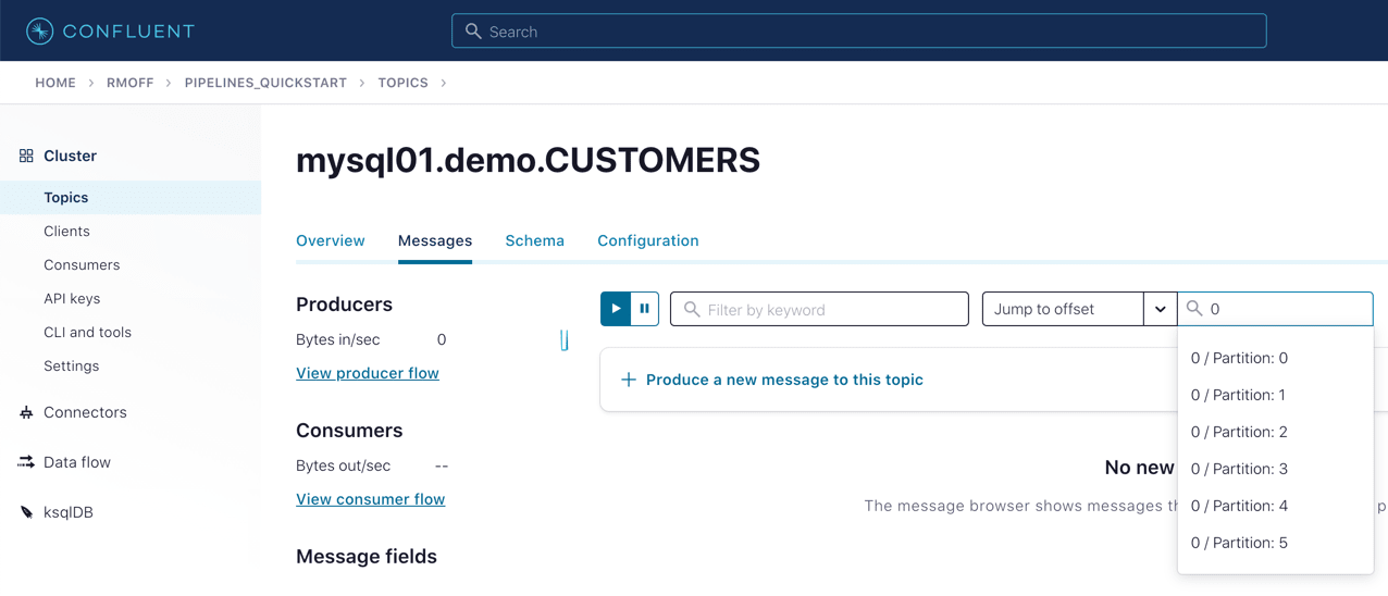 Setting Offset to - Kafka Data Pipeline